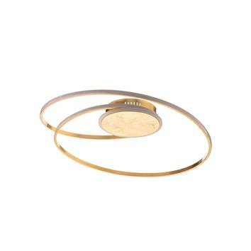 B-Ware Lindby Deckenleuchte Lampe Led Gold Aluminium Dorle Wohnraumbeleuchtung Rund177