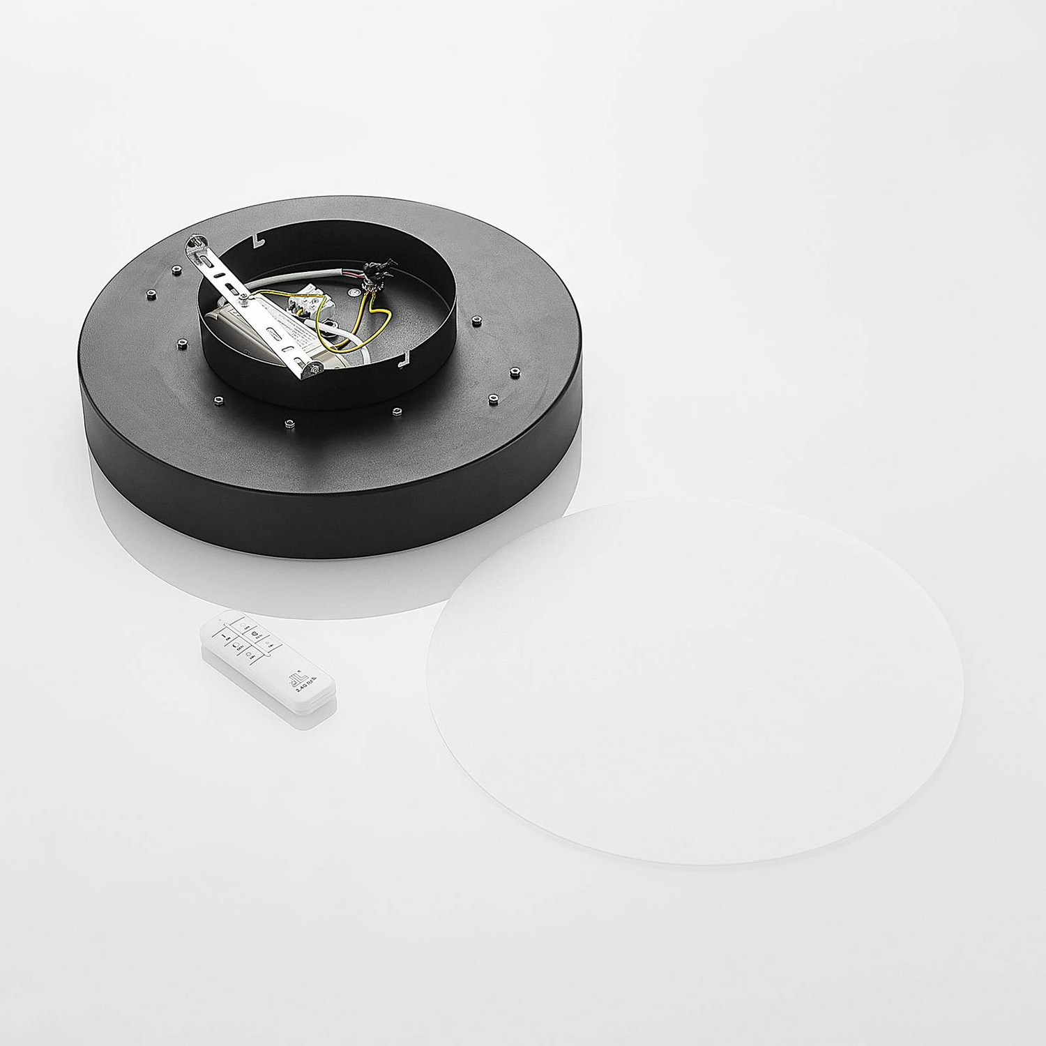 Plafonnier LED Lindby Milada, lampe de salon, lampe de plafond, éclairage décoratif, luminaire