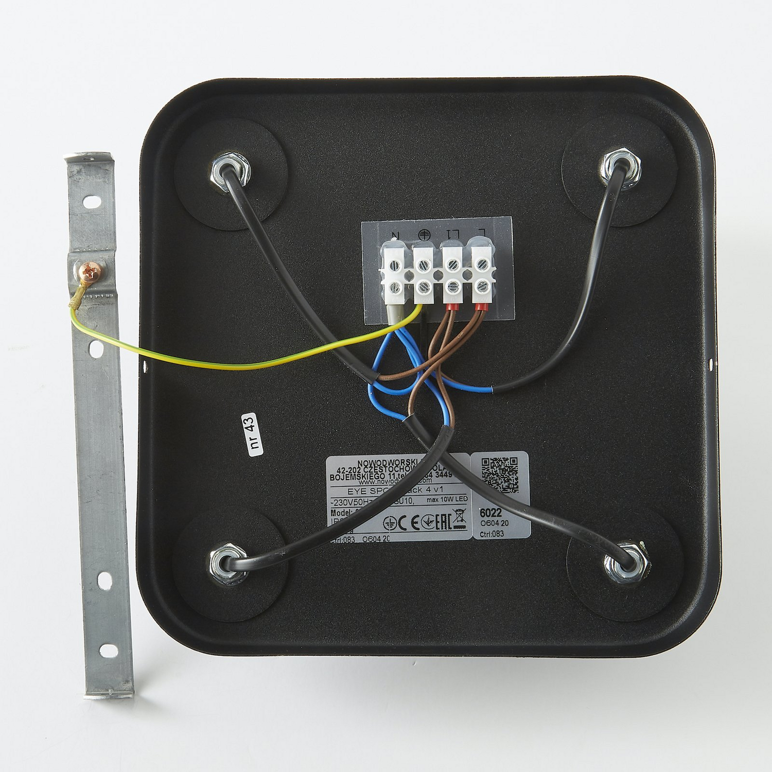 Nowodvorski Lighting Deckenlampe Eye Spot Vierflammig Quadrat Schwarz Lampe Spot B-Ware - 5903139602297