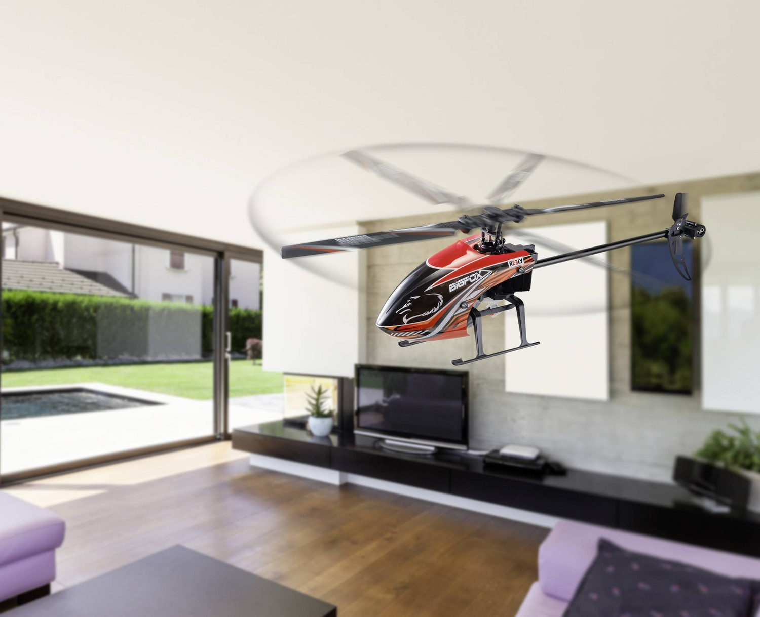 B-Ware Reely Bigfox Rc Hubschrauber Rt F Helikopter Modellhubschrauber Modellflugzeug
