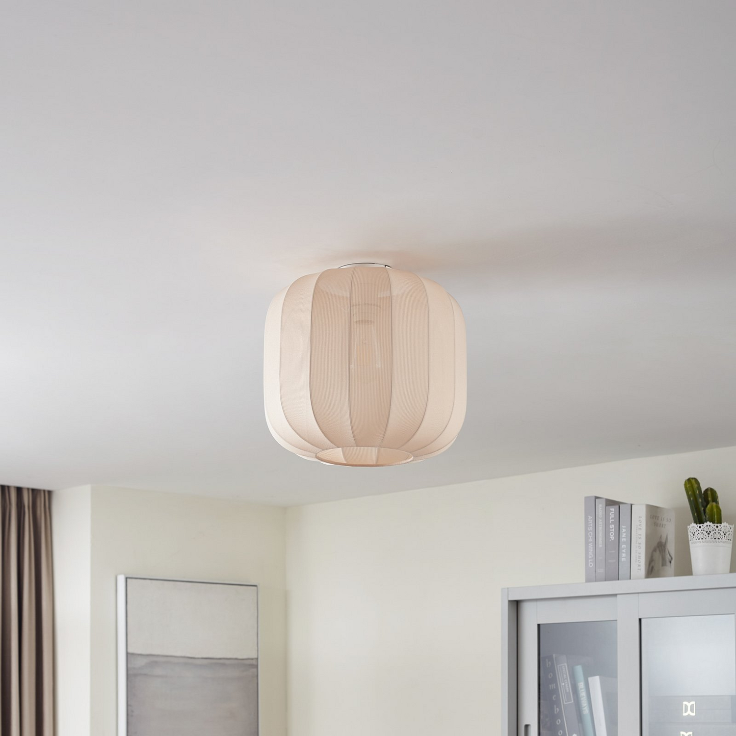 Plafonnier Lindby Helin de catégorie B, lampe de plafond, luminaire, éclairage de plafond, light449 