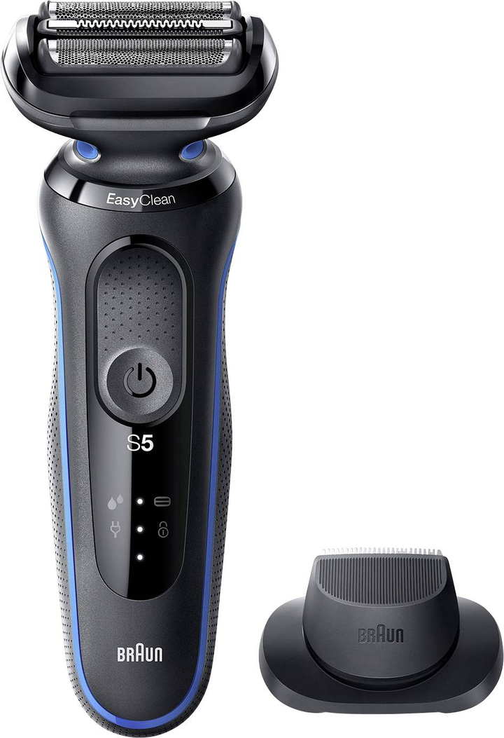 Braun Series5 Folienrasierer Herrenrasierer elektrischer Rasierer Schwarz Blau