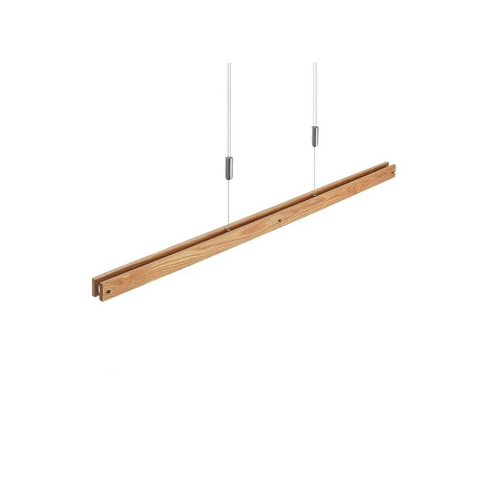 Lindby Alimara LED-Holz-Hängeleuchte Wohnzimmerleuchte Pendelleuchte Deckenlampe