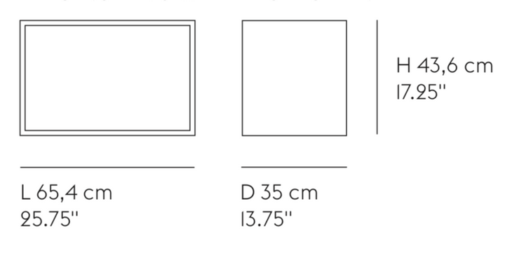 Muuto Stacked System Regalmodul Rückwand large Eiche Holzregal Regal MDF