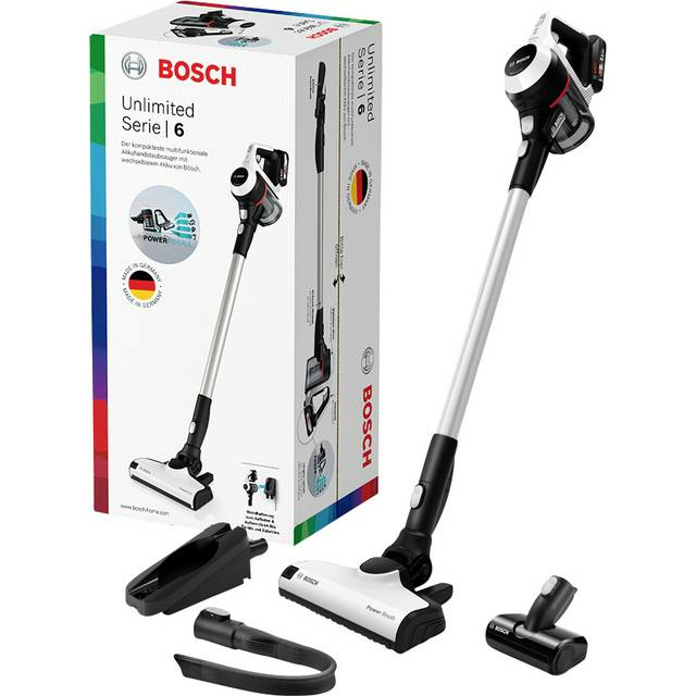 B-Ware Bosch Unlimited Akku Handstaubsauger Inkl. Mini Turbobürste, Beutellos Sauger