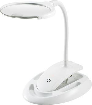 B-Ware Toolcraft Wsl 006 Led Lupenleuchte Mit Tischklemme 60lm 1.75 X 3 X; 110 Mm Lupe