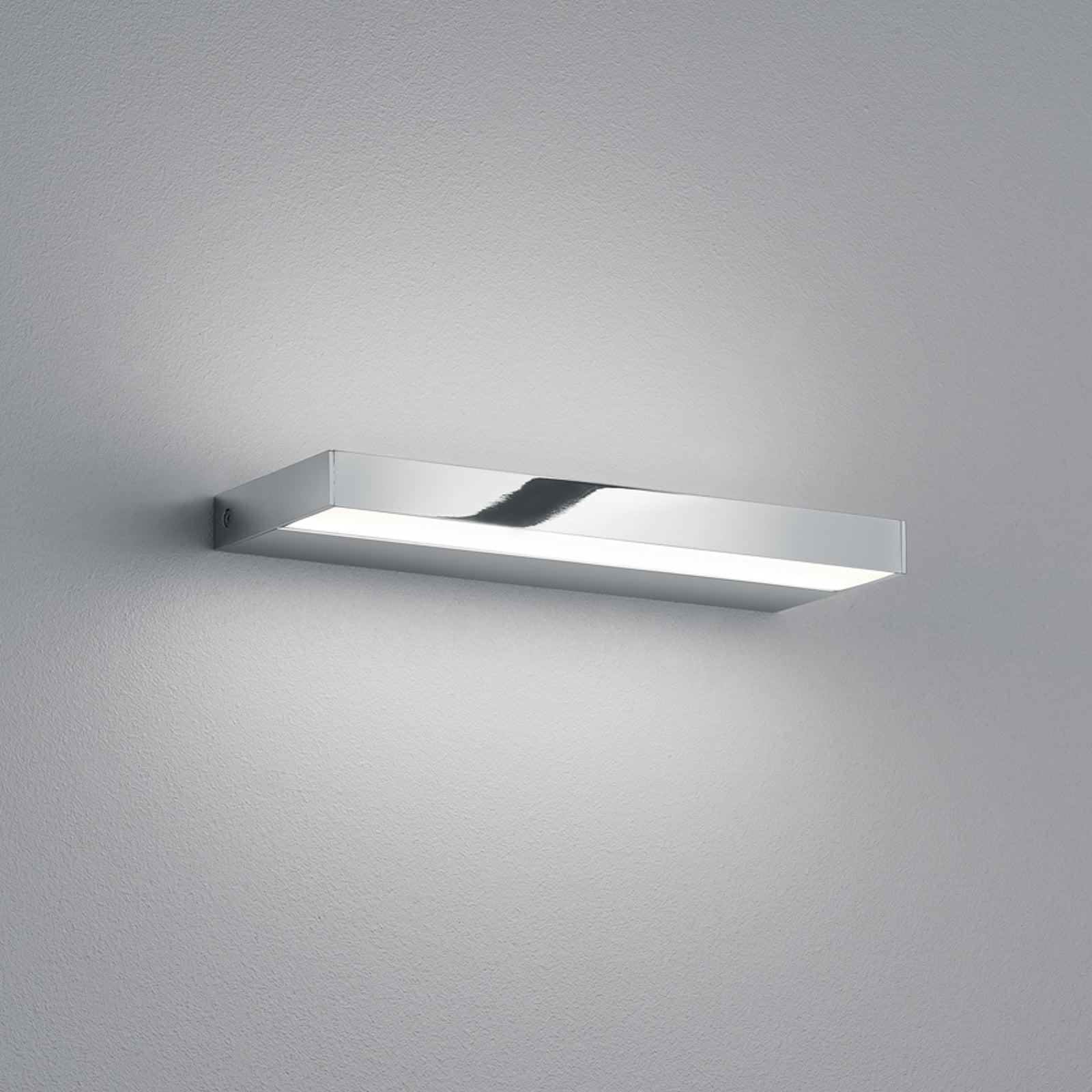Helestra Wandleuchte Wandlampe Slate LED chrom 30cm warmweiß IP44 Leuchte - 4022671109345