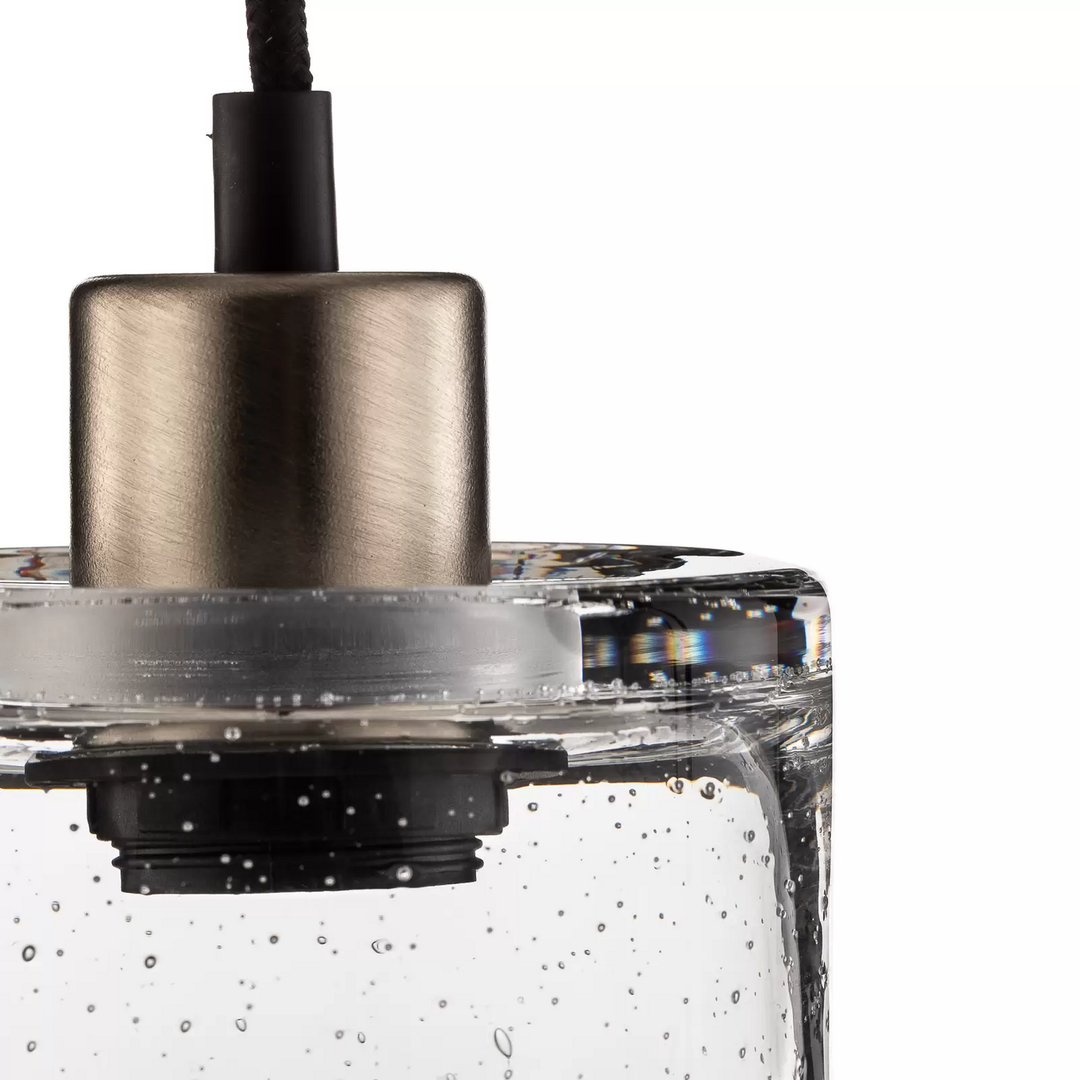 Hängeleuchte Zylinder Aus Klarem Natron Kalk Glas ø 12 Cm Hängelampe Lampe Spot B-Ware - 18073997
