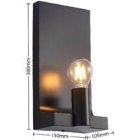 Lindby Bordum Wandleuchte Einflammig Wandlampe Lampe Leuchte Spot Licht Spot B-Ware - 4251096598698