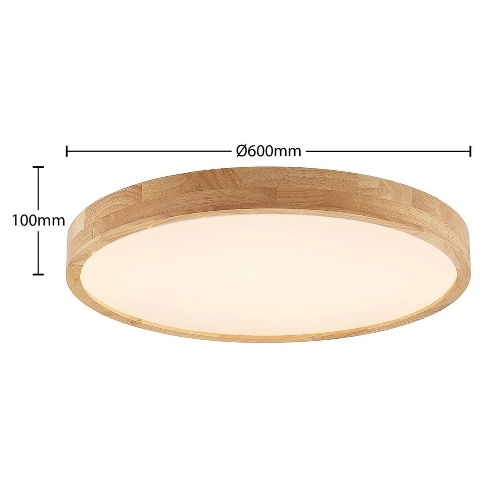 Lindby LED-Deckenlampe Leuchte Deckenleuchte 60cm dimmbar mit Fernbedienung
