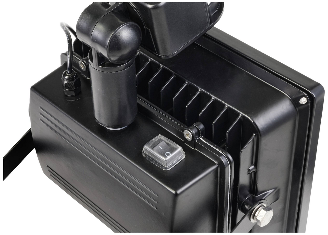 Sygonix SY-5461112 Solar-Spot mit Bewegungsmelder 50 W Neutralweiß Schwarz Lampe
