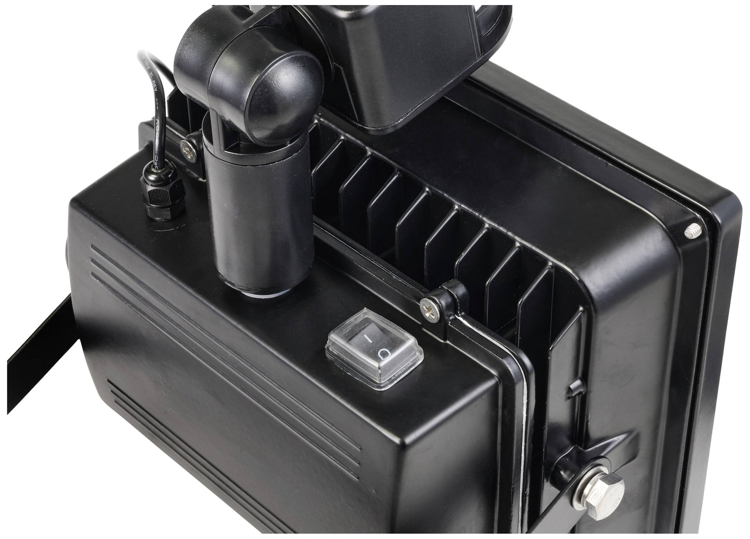 B-Ware Sygonix SY-5461112 Solar-Spot mit Bewegungsmelder 50 W Neutralweiß Schwarz Lampe