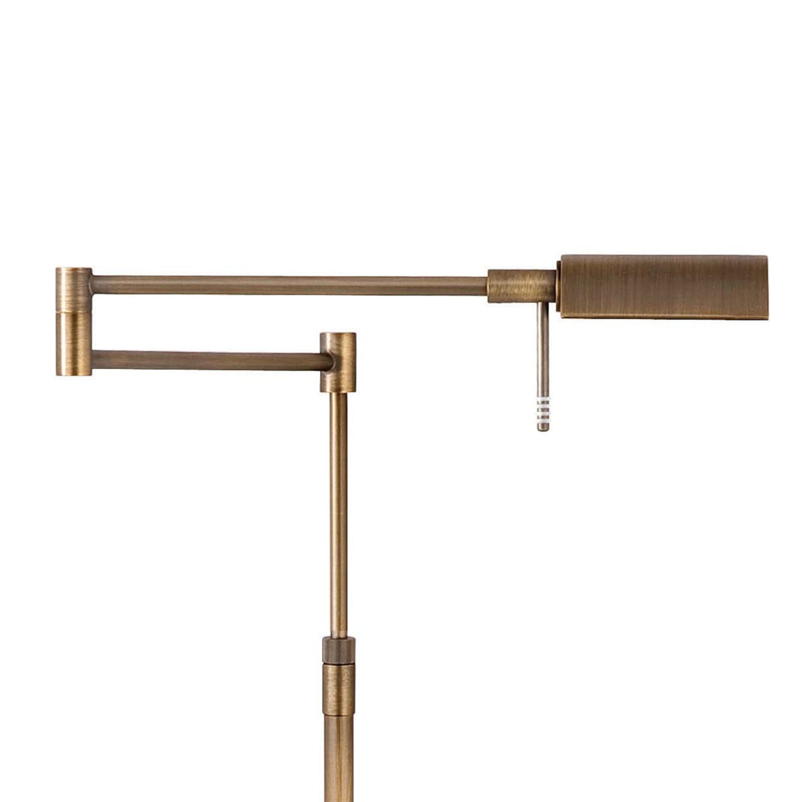Highlight Stehlampe New Bari LED dimmbar Touchdimmer bronze 139cm Metall 25x54cm - 8718379011665