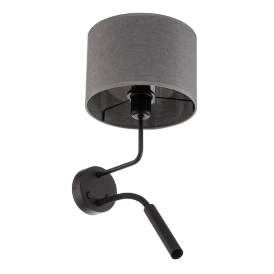 B-Ware Wandleuchte Hotel Plus Wandlampe Lampe Leuchte Leselicht Leselampe Textilschirm