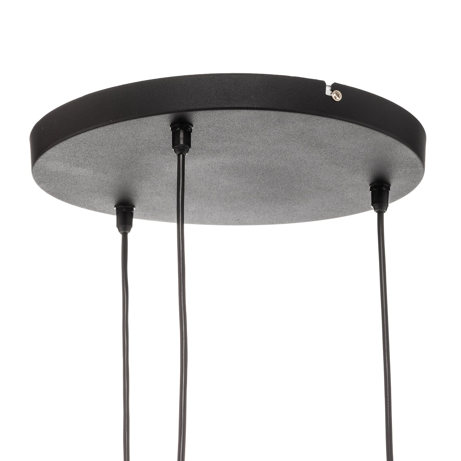 Pendelleuchte Cumera Hängelampe 3-flammig dimmbar schwarz Eisen Ø52cm Lampe - 5902349226309
