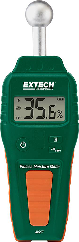 Extech MO57 Materialfeuchtemessgerät Messbereich Baufeuchtigkeit 0.1 bis 99.9 %