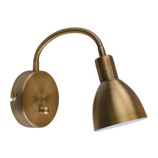 Lindby Amrei Wandlampe Wandleuchte Wandlicht Leuchte Lampe dimmbar altmessing