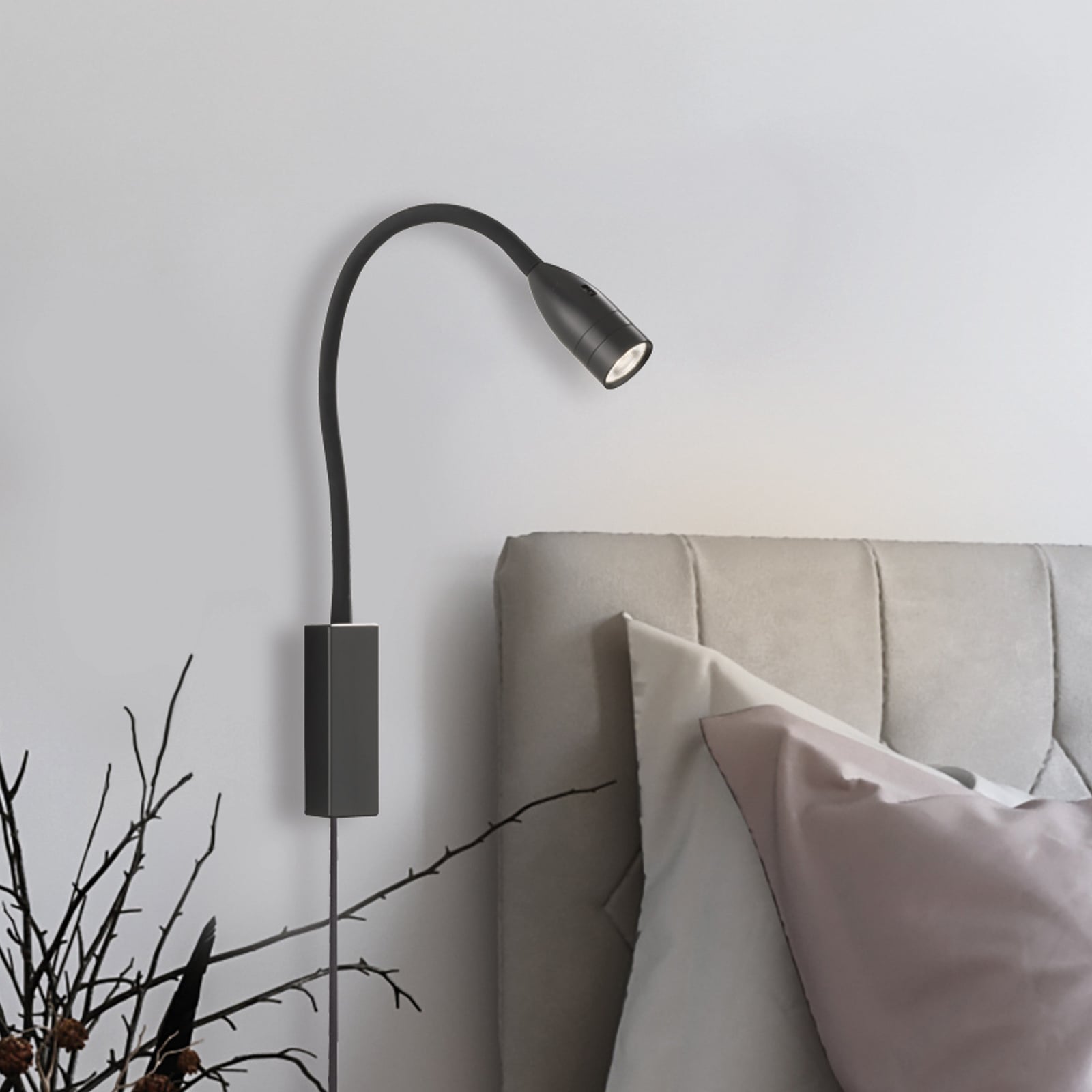 FISCHER & HONSEL Wandleuchte Sten LED dimmbar mit Gestensteuerung Schalter 35cm - 4001133301701