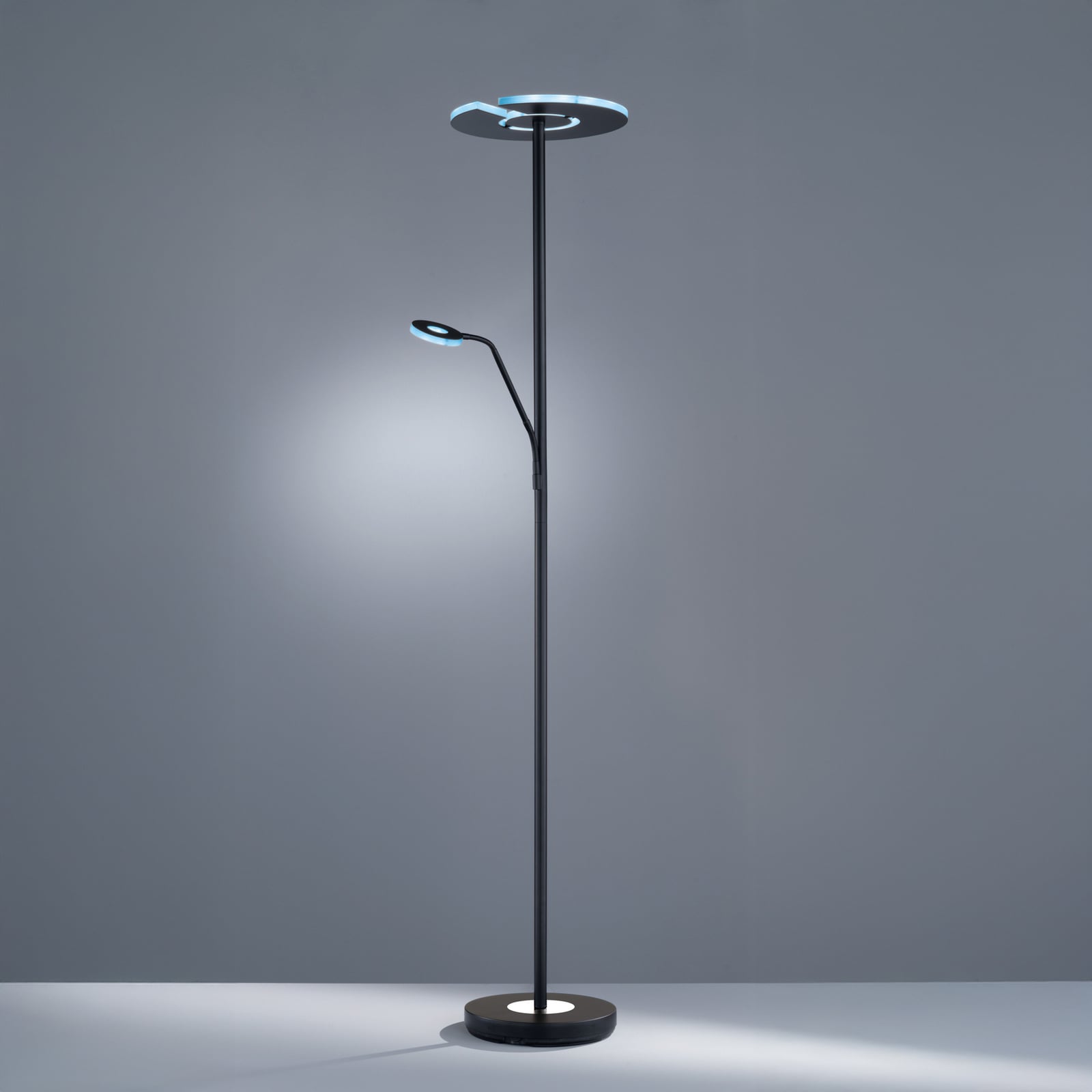 FISCHER & HONSEL Stehleuchte Dent LED dimmbar schwarz matt 180cm Leselicht CCT - 4003694403184