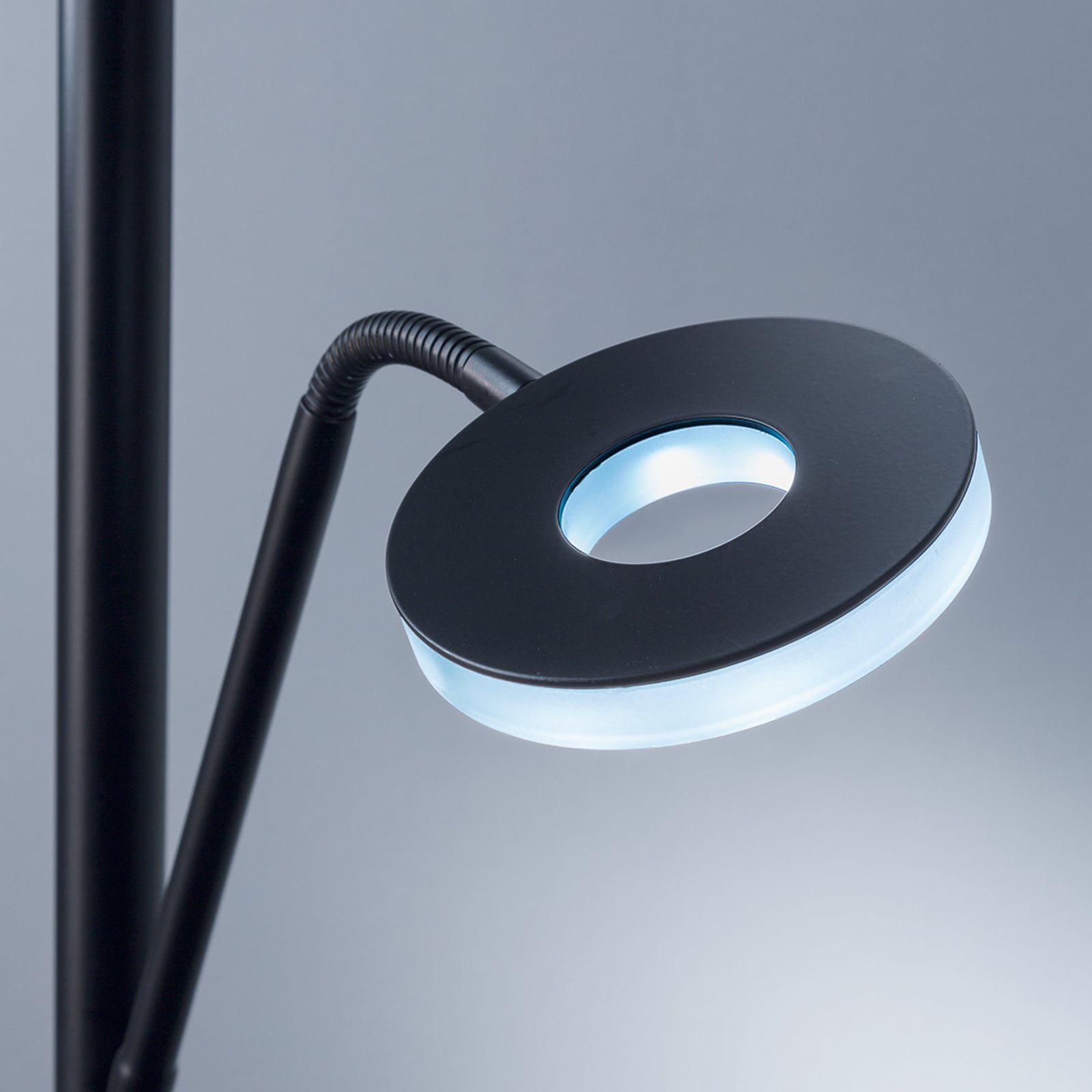 FISCHER & HONSEL Stehleuchte Dent LED dimmbar schwarz matt 180cm Leselicht CCT - 4003694403184