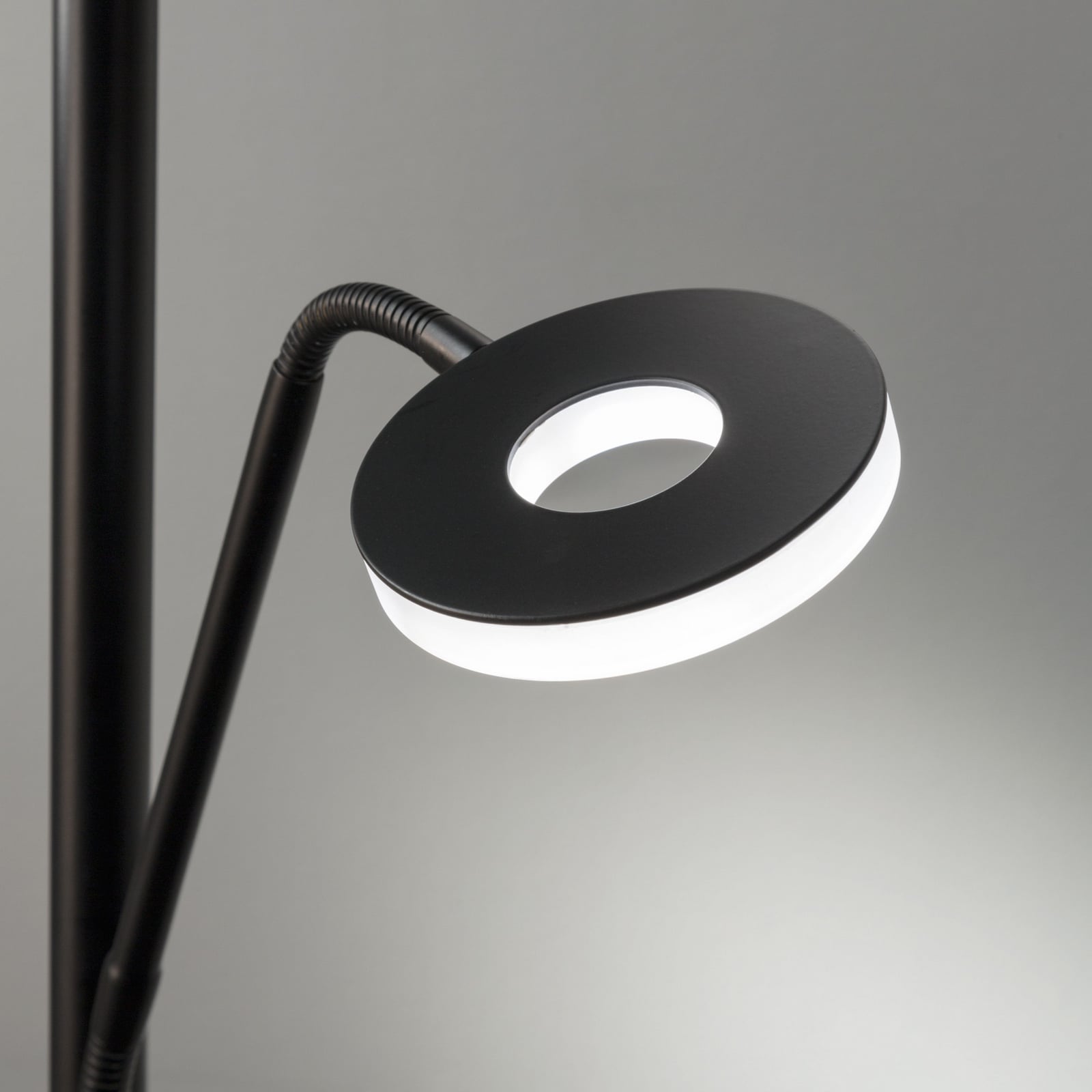 FISCHER & HONSEL Stehleuchte Dent LED dimmbar schwarz matt 180cm Leselicht CCT - 4003694403184