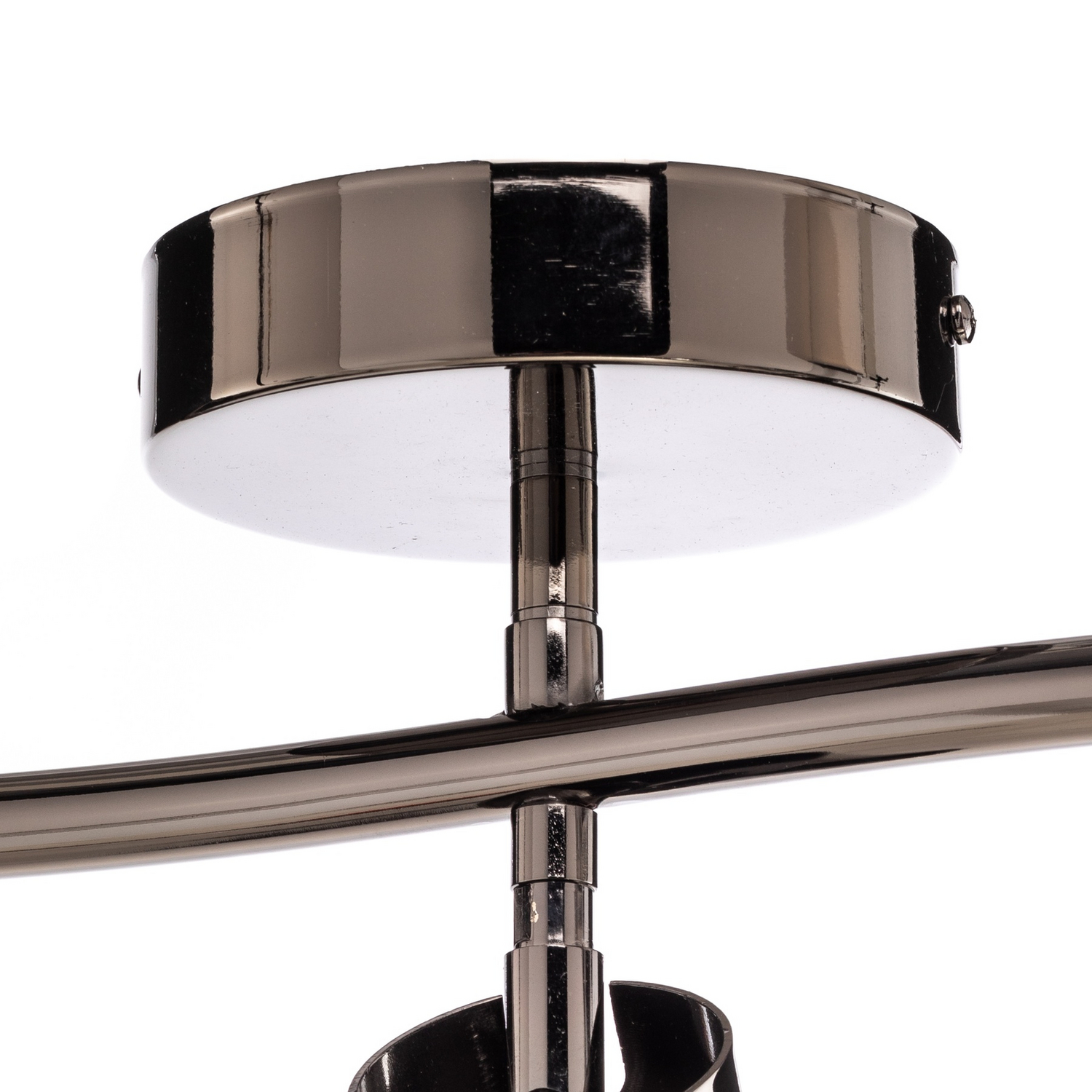 Deckenstrahler Spotte Schwarz Chrom 3 Flammig Deckenlampe Lampe Leuchte Spot B-Ware - 8698525602933