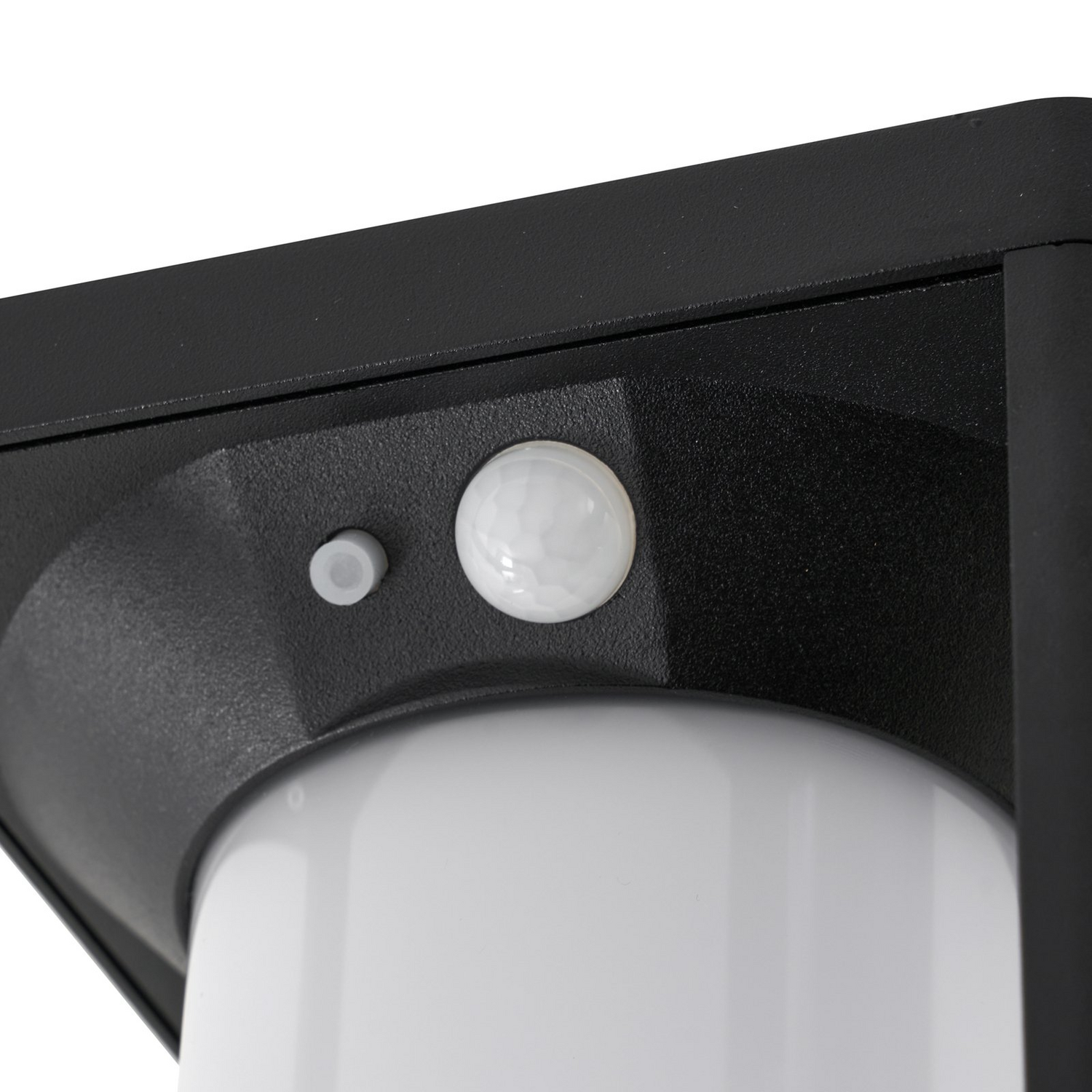 Lucande Led Solar Wandleuchte Tilena Schwarz Alu Sensor Wandlampe Lampe Leuchte B-Ware