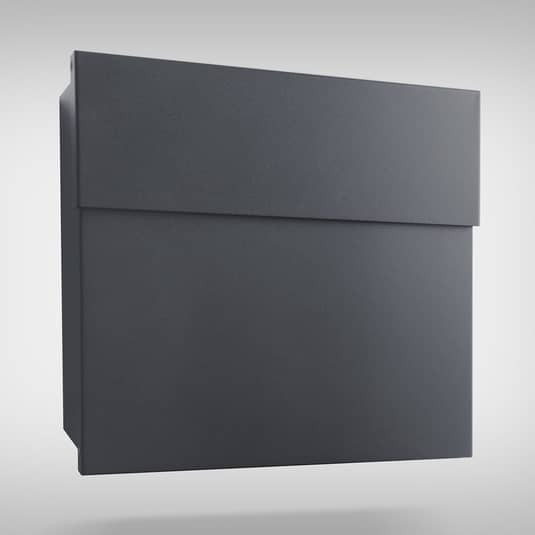 B-Ware Absolut/ Radius Design Briefkasten Letterman Iv Deko Stahlbriefkasten Anthrazit