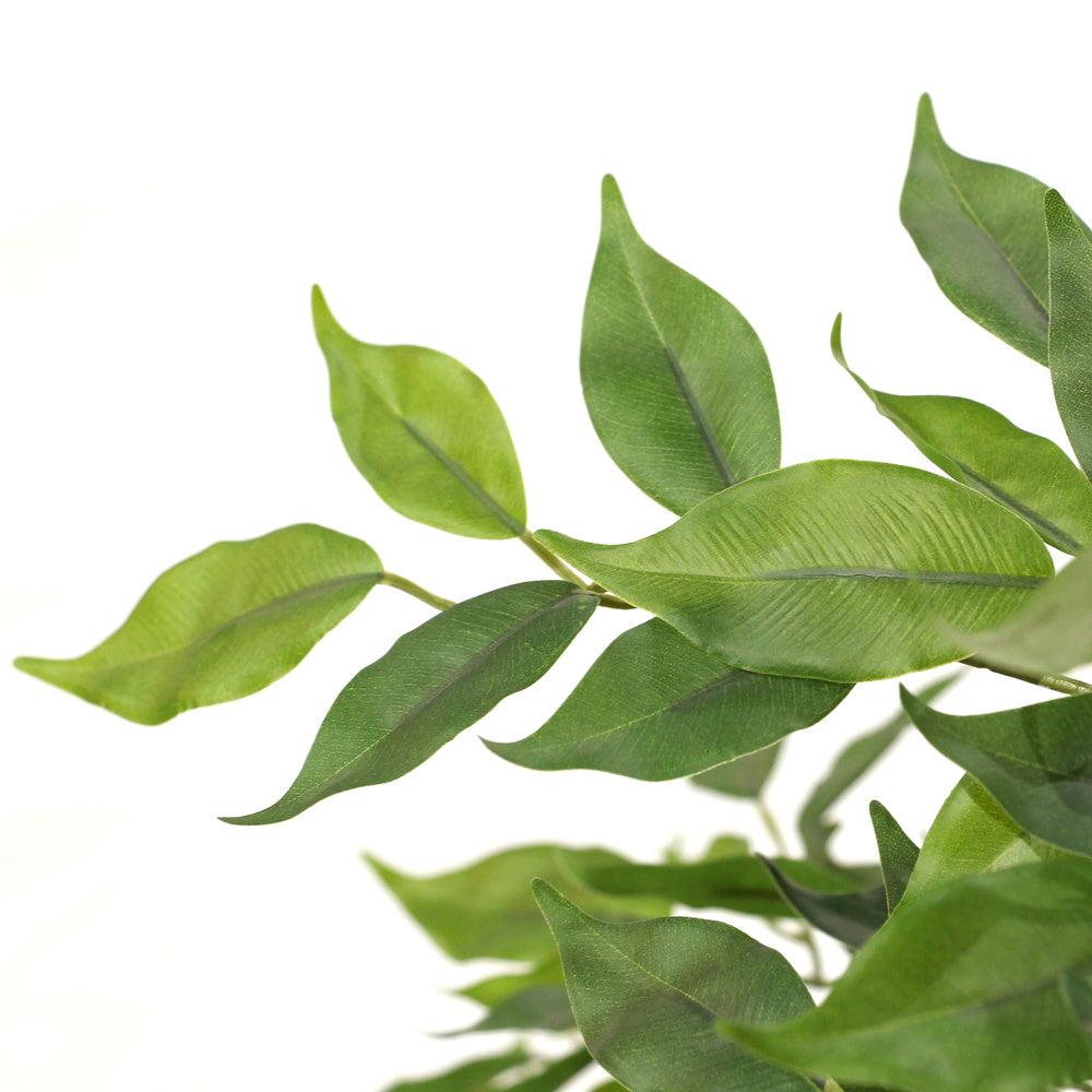 hjh OFFICE Kunstpflanze Baum Ficus Benjamina 120 cm grün Kunststoff  - 4064323036524