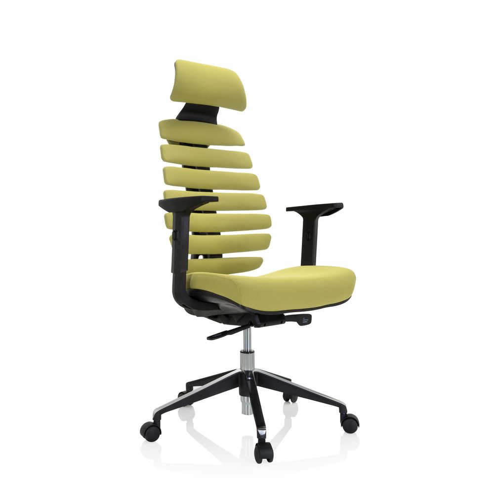 hjh OFFICE Bürostuhl Drehstuhl Chefsessel ERGO LINE II PRO Stoff grün SIEHE TEXT - 4064323013600