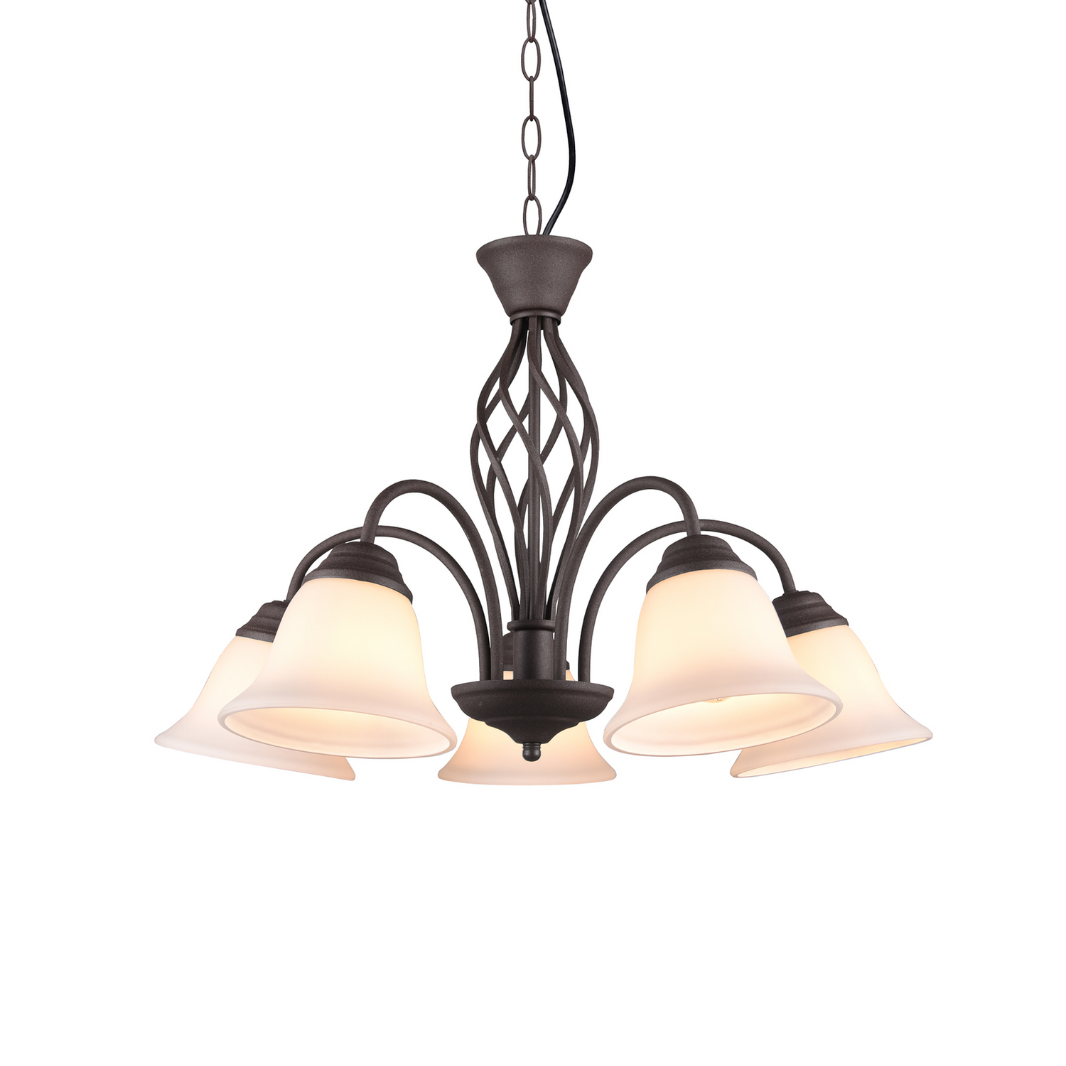 B-Ware Trio Lighting Rustica Hängeleuchte Hängelampe Leuchte Lampe Pendelleuchte Licht