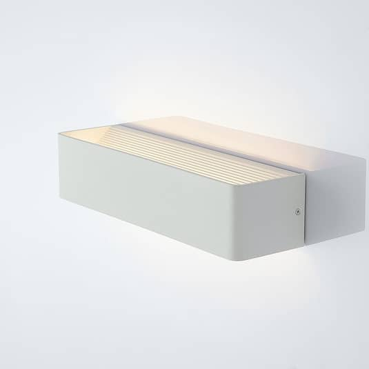 Applique murale LED Lindby Lonisa, lampe de couloir, LED 10W, blanche, produit de seconde main