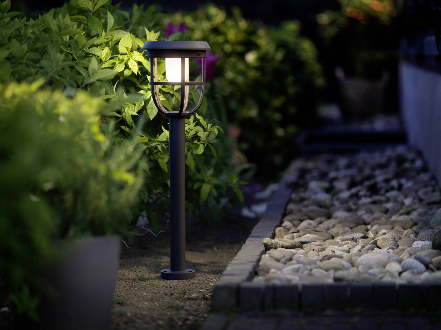 B-Ware Philips Lighting 8720169267213 Radii Solar Außenstandleuchte Mit Bewegungsmelder