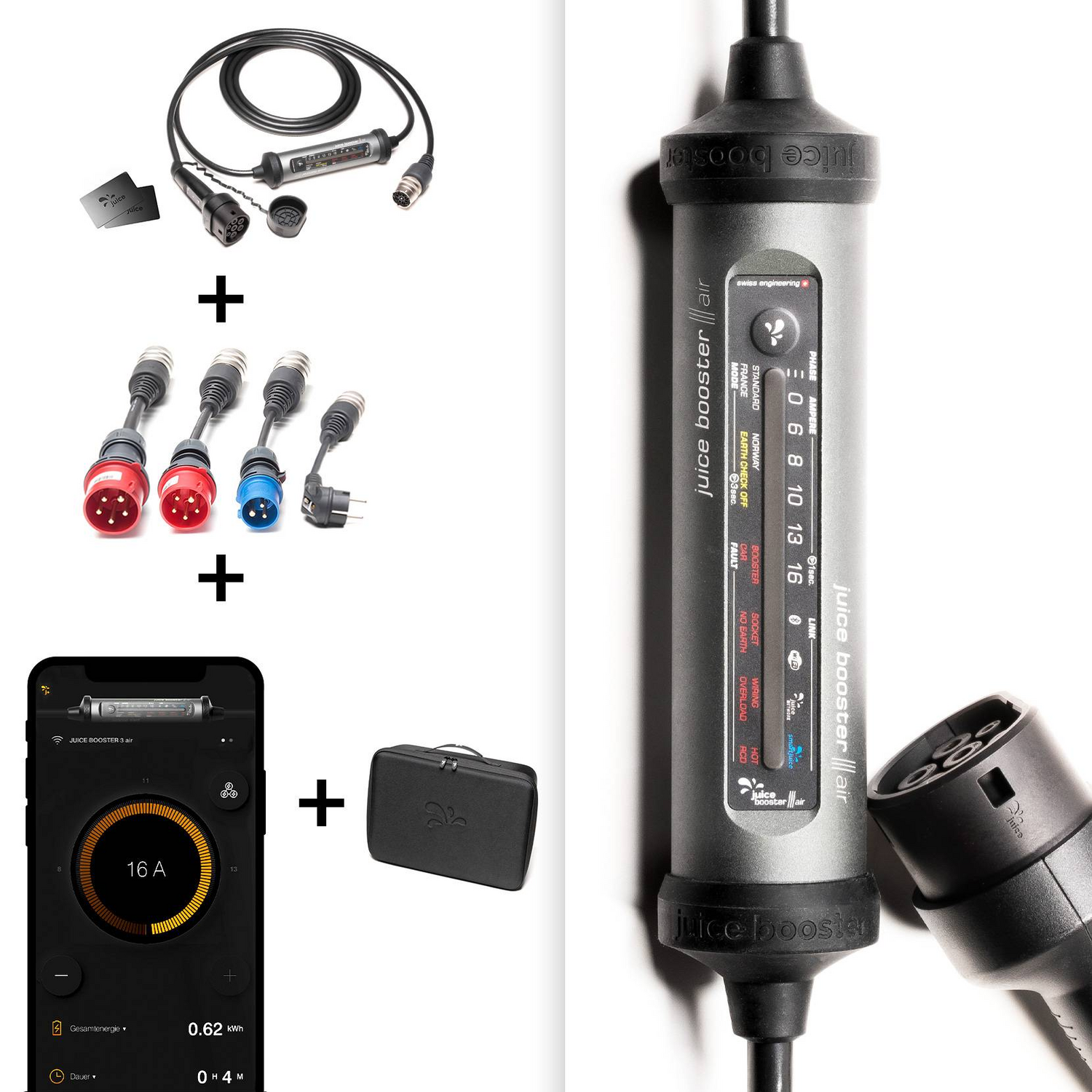 Juice Technology Juice Booster 3 Air Mobile Ladestation Typ 2 Mode 2 Defektware D-Ware