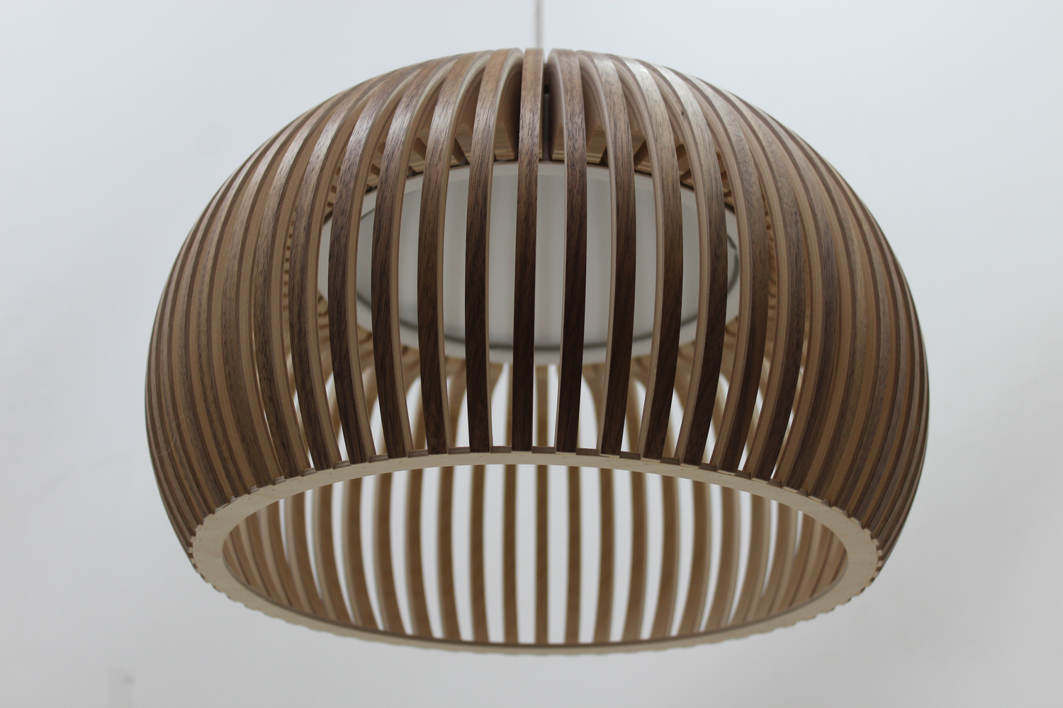 Secto   Atto 5000 Led Pendelleuchte, ø 34 X H 21 Cm Walnuss Siehe Foto B-Ware