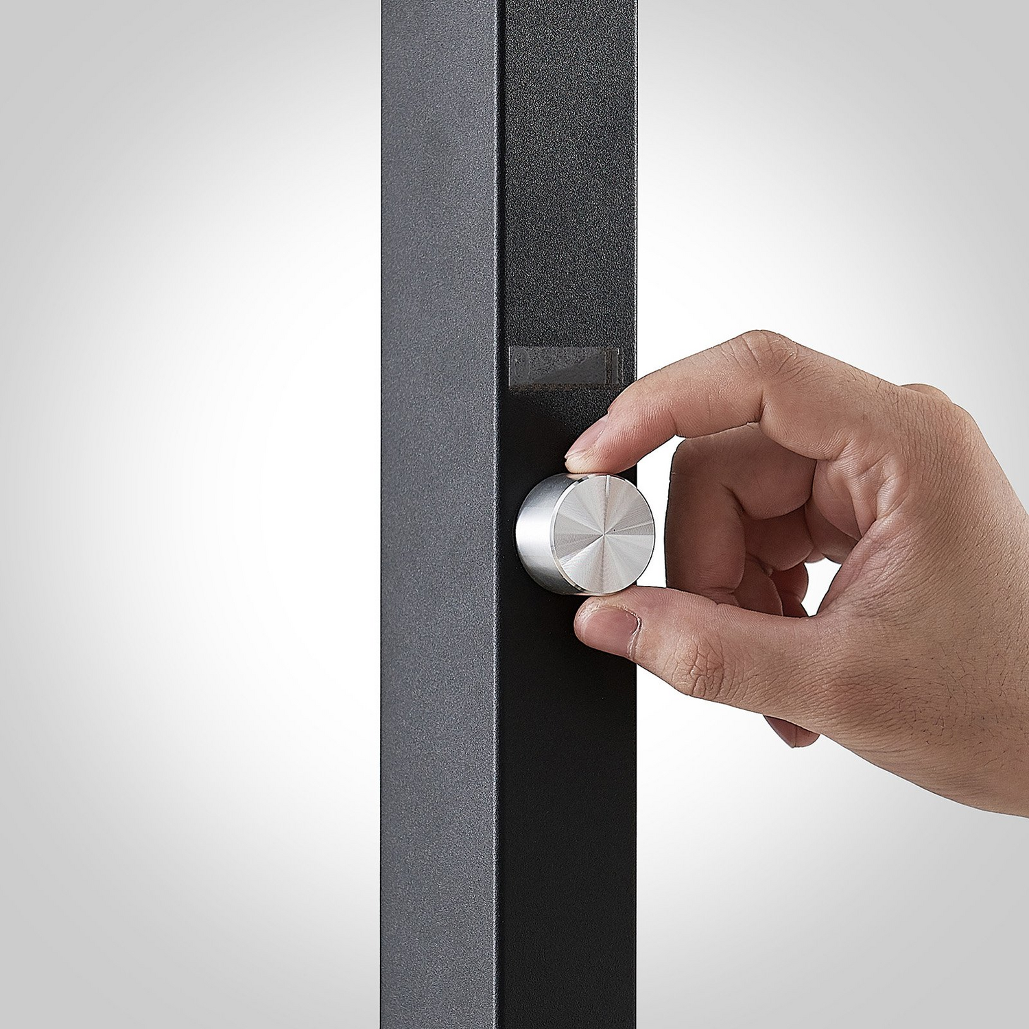 B-Ware Arcchio Nelvana Led Sensor Stehlampe Stehleuchte Bürolampe Lampe Leuchte Schwarz