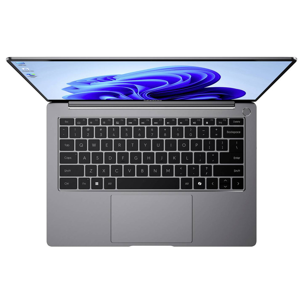 GEEKOM Notebook Tablet Laptop GeekBook X14 Pro Grau Windows 11 Pro 2TB 32GB - 4064161504094