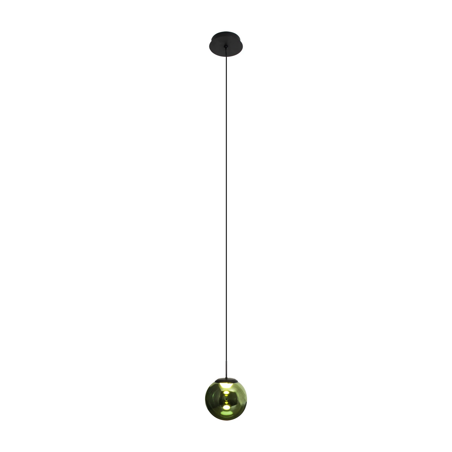Eco Light Led Hängeleuchte Altaïr Hängelampe Deckenlampe Grün ø15cm Glas 3.000 K B-Ware - 4250294323491