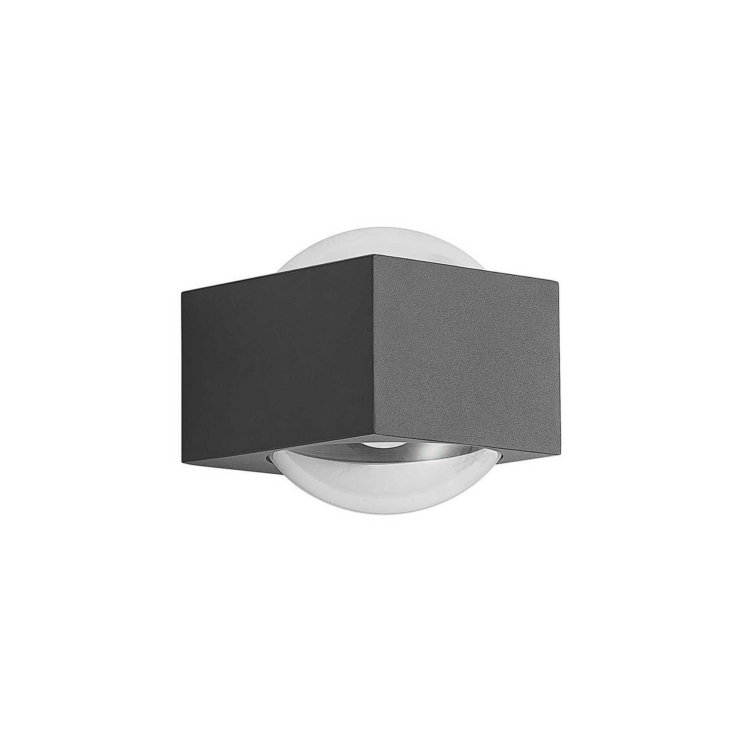B-Ware Lucande Almos Led Außenwandleuchte Wandleuchte Lampe Leuchte 2 Flg. Dunkelgrau