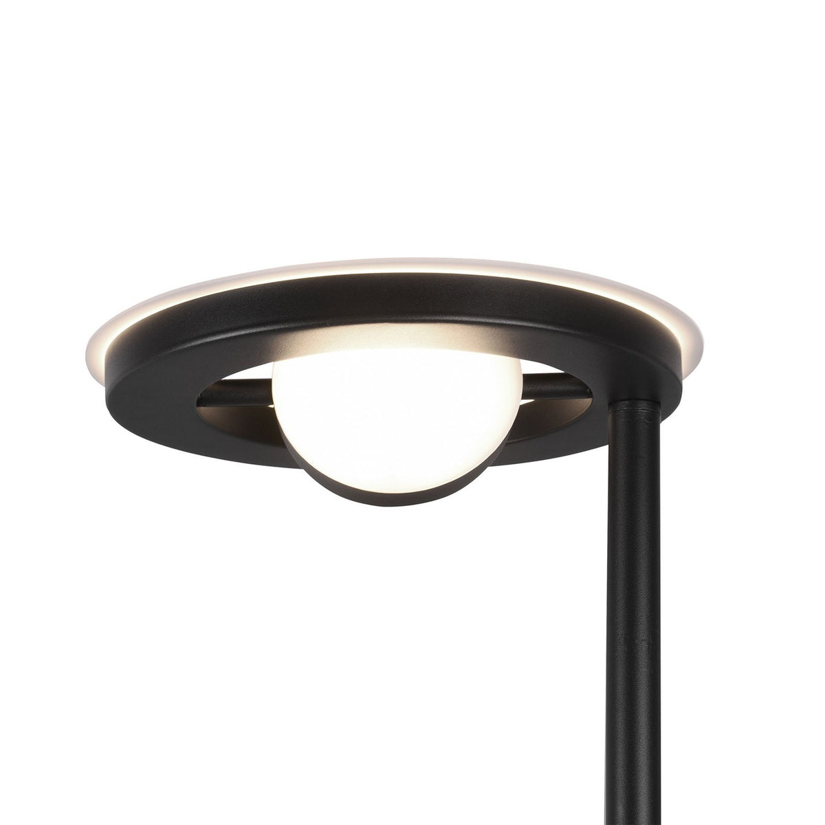 Trio Lighting Deckenfluter Stehlampe LED Leselicht Barrie schwarz matt Metall - 4017807467598