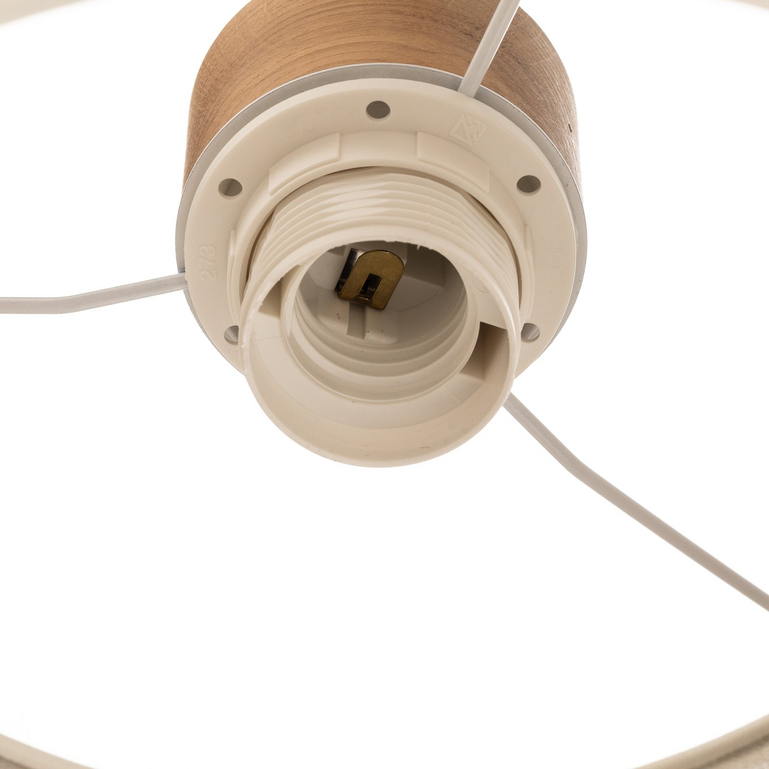 B-Ware Britop Hängeleuchte Canvas Leinenschirme Hängelampe Leuchte Lampe Dreiflammig