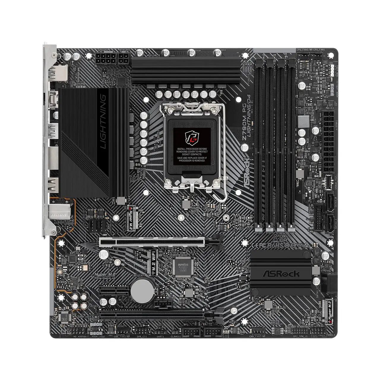 As Rock Z790 Pg Lightning/D4 Mainboard Motherboard Intel 1700 Atx Intel Z790 B-Ware - 4710483940873