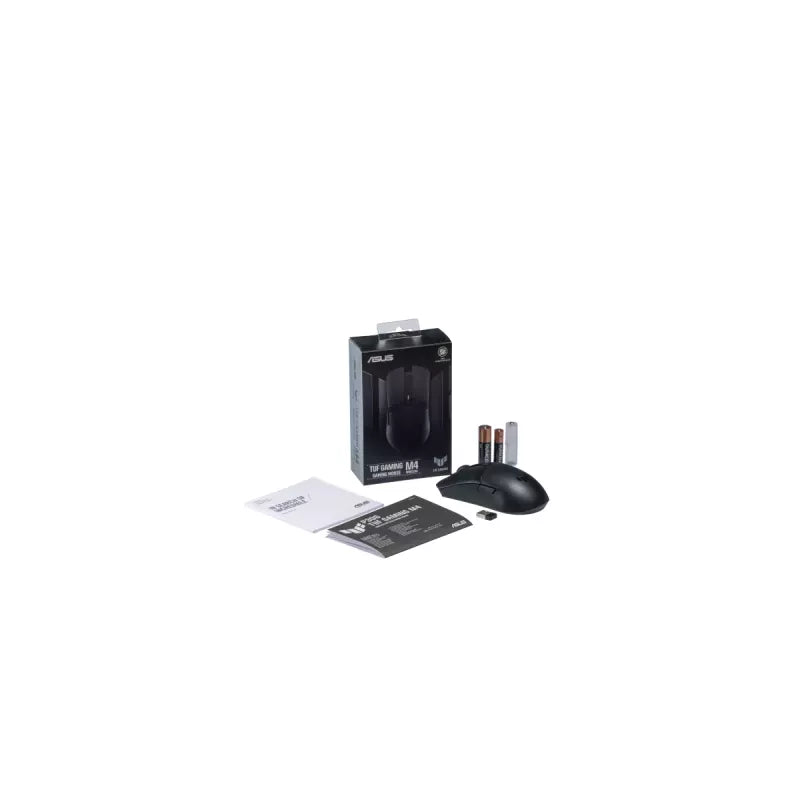 ASUS Maus optische Gaming Maus Funkmaus Wireless optisch TUF M4 Schwarz 6 Tasten - 4711081138372