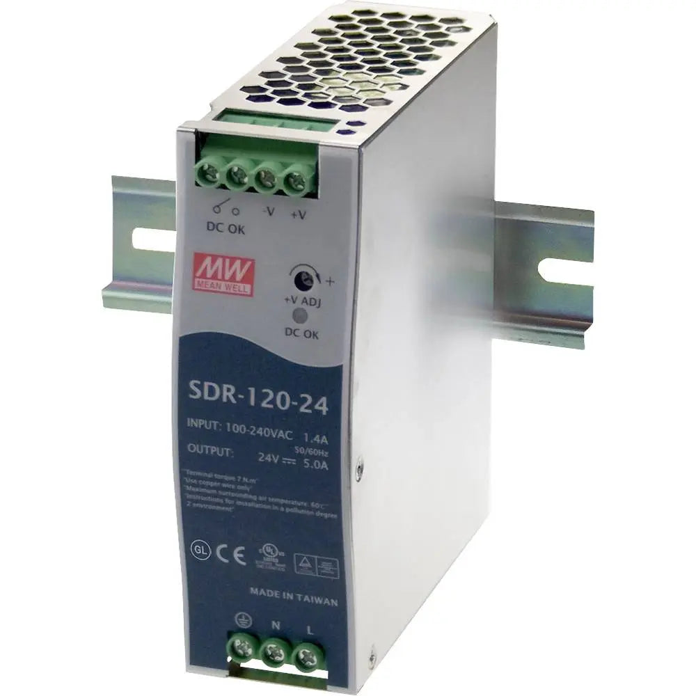 B-Ware Mean Well Hutschienen Netzteil Schaltnetzteil Sdr 120 48 Din Rail 48 Vdc 3 Stück - 4711287422374