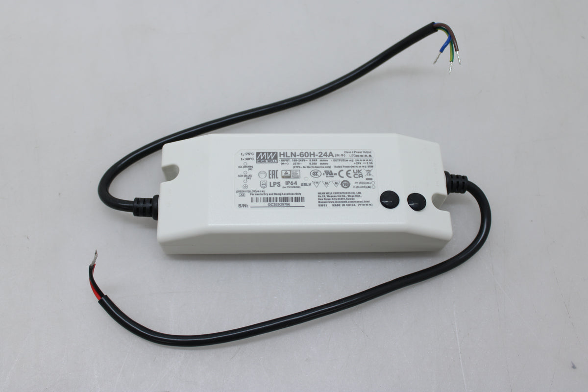 MEAN WELL LED-Treiber Netzteil HLN-60H-24A Konstantspannung dimmbar 60W 24V - 4711287461007