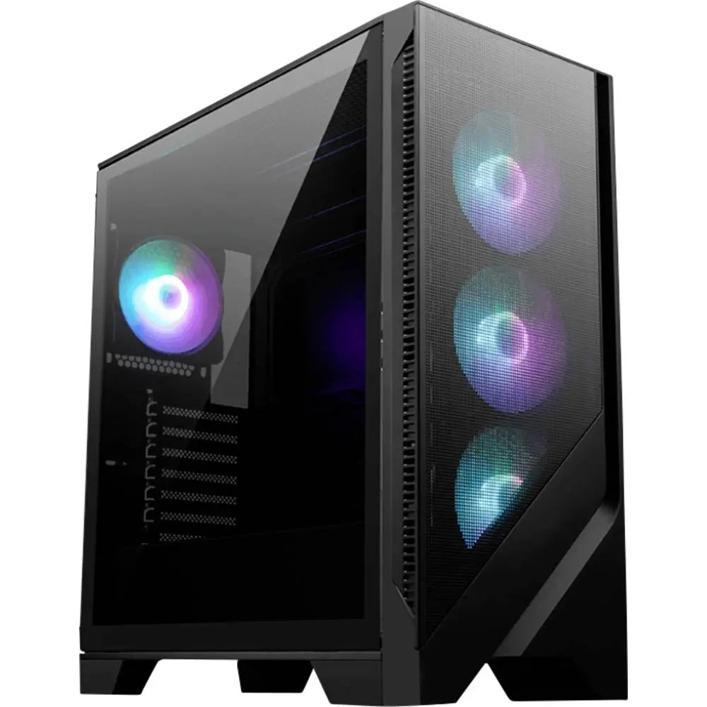 B-Ware Msi Pc Gehäuse Computergehäuse Mag Forge 320 R Midi Tower Schwarz Fenster Rgb - 4711377121552