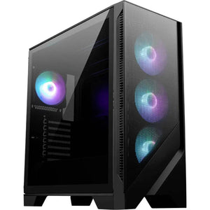 B-Ware Msi Pc Gehäuse Computergehäuse Mag Forge 320 R Midi Tower Schwarz Fenster Rgb