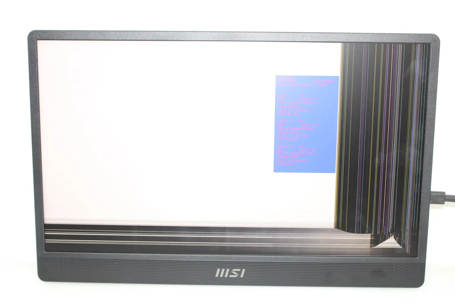 D-Ware Msi Monitor Bildschirm Pro Mp161 De E2 Usb C Lautsprecher Mobil Tragbar 15 Zoll - 4711377131711