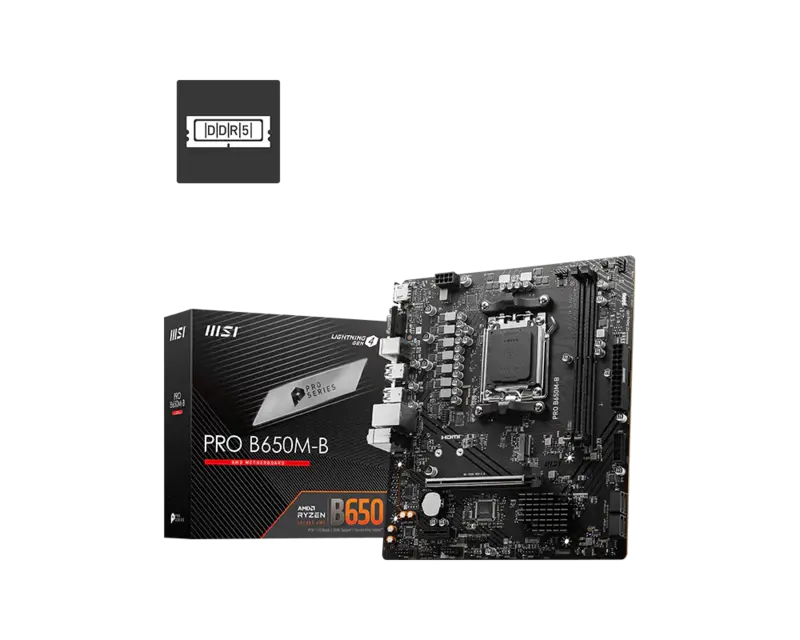 B-Ware Msi Mainboard Motherboard Pro B650 Amd Ryzen Ddr5 Dual Channel Audio Boost - 4711377144797