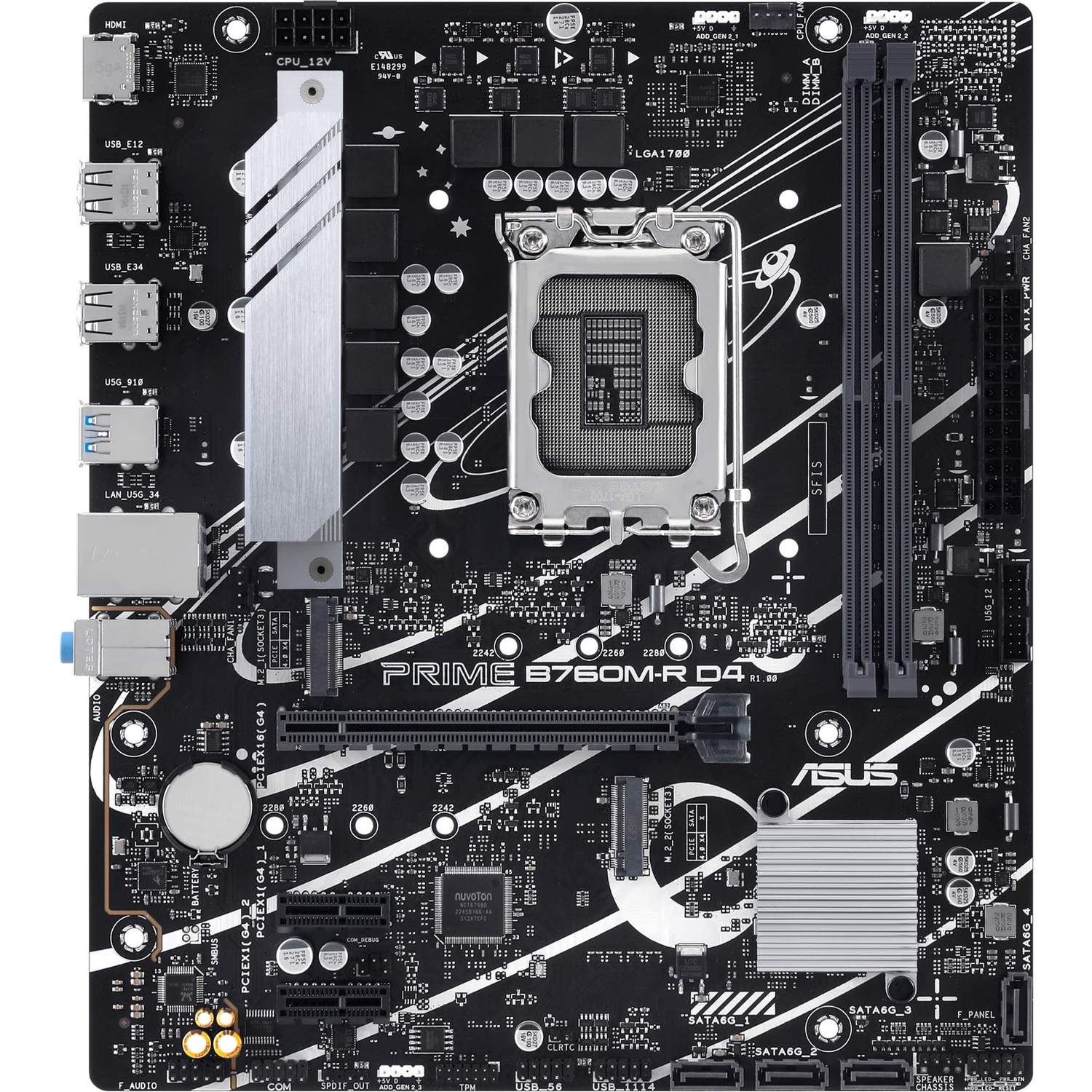 Asus Prime B760 M R D4 Mainboard Motherboard Intel Sockel Ddr4 Defektware D-Ware - 4711387423769